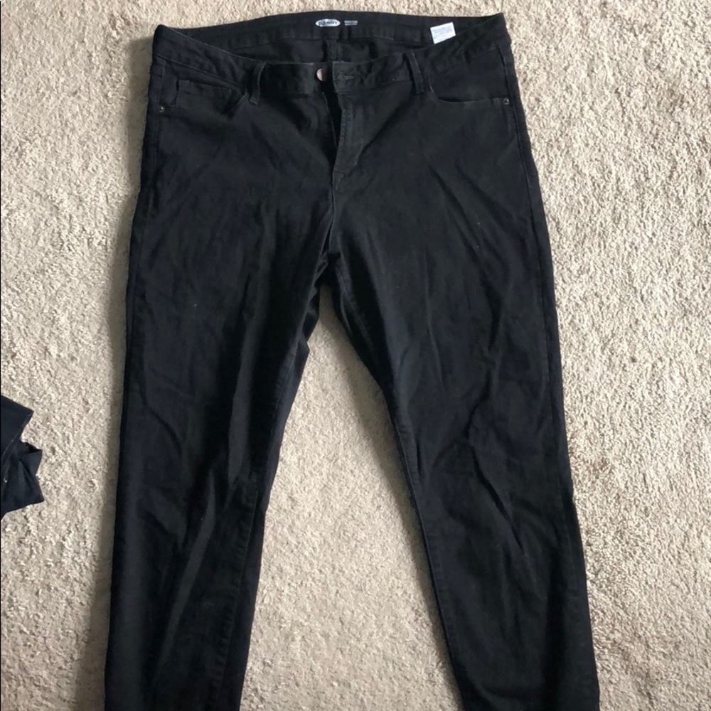 Old Navy Rockstar Black Jeans